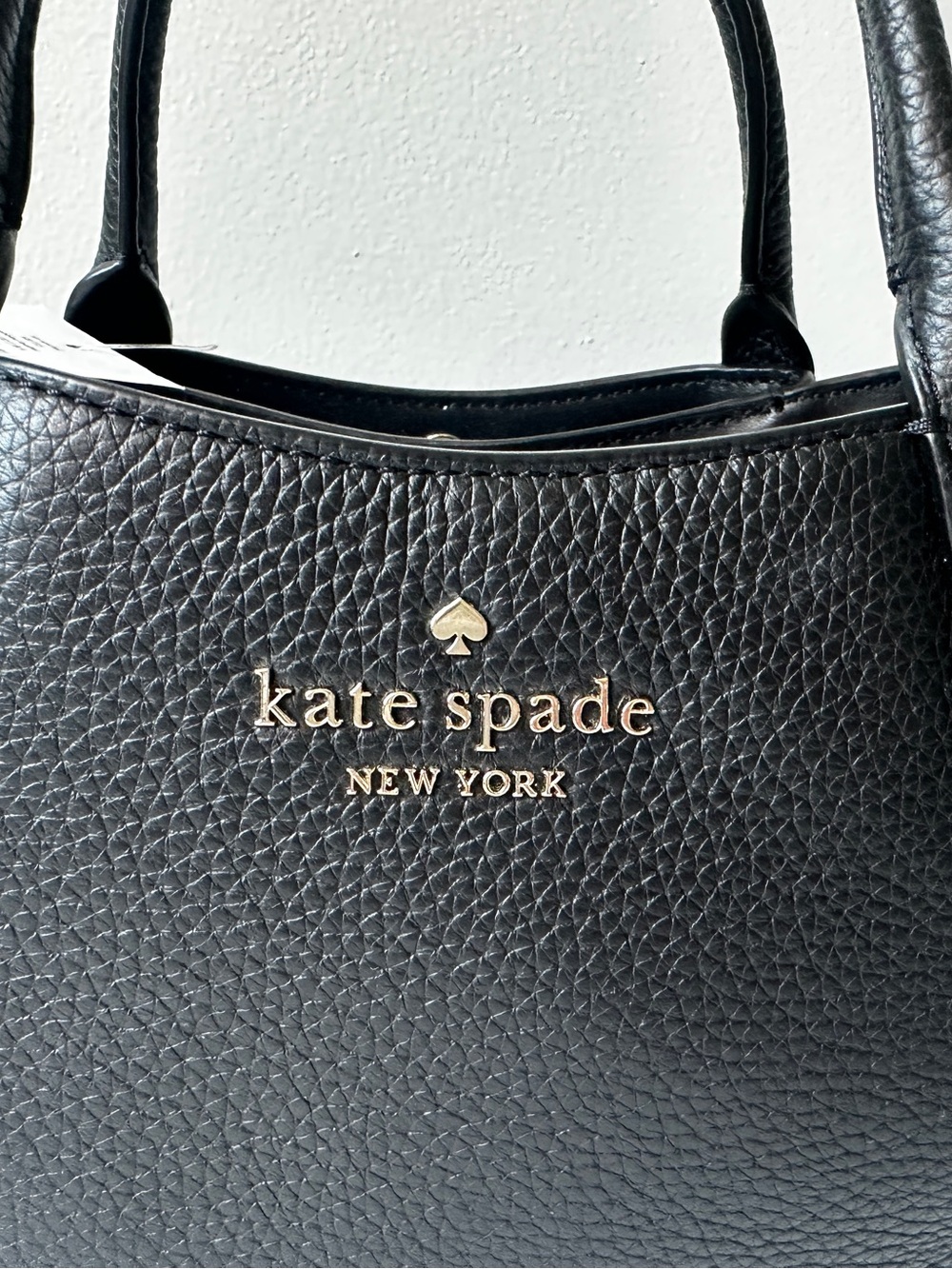 Kate Spade NWT Black Pebbled Leather Dumpling K8135 Small Satchel Original $379 - Picture 3 of 16